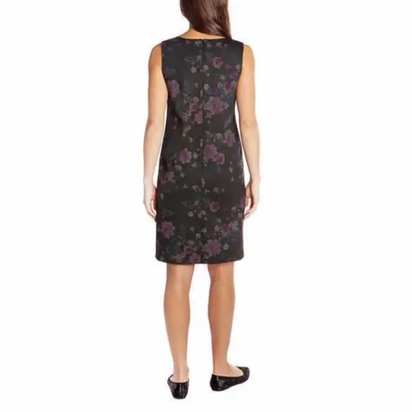 MARIO Serrani Knee Length Shift Floral Dress Medium - Picture 2 of 8
